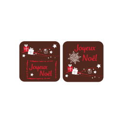 plaquette décors chocolat noël