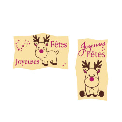 pastille décors chocolat noel
