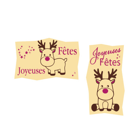 Décorations alimentaires pour bûches de noël et entremets. Manudecors