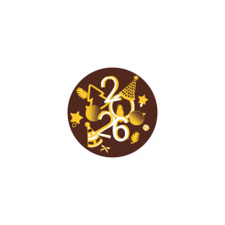 plaquette décors chocolat nouvel an