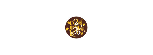 plaquette décors chocolat nouvel an