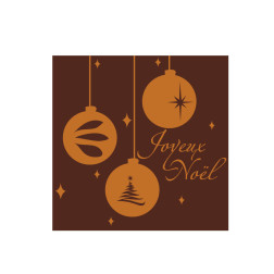 Plaquette chocolat décors pour les fêtes de noël, décoration pour bûches