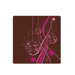 Plaquette chocolat Embouts, de bûches, décors pour les fêtes de noël, décoration pour bûches