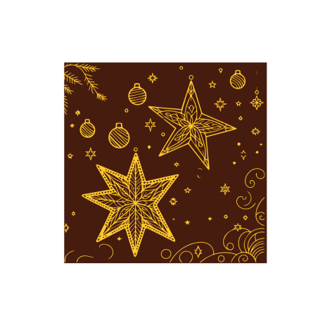 Plaquette chocolat Embout de bûches, décors pour les fêtes de noël, décoration pour bûches MANUDECORS