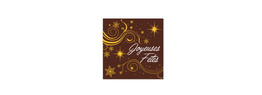 Plaquette chocolat décors pour les fêtes de noël, décoration pour bûches