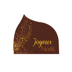 plaquette décor embout de buche