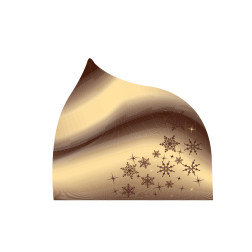 plaquette décor embout de buche