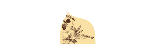 plaquette décor embout de buche