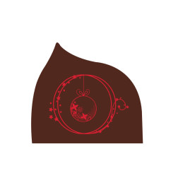 plaquette décor embout de buche