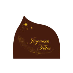 plaquette décor embout de buche