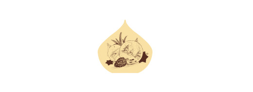 plaquette décor embout de buche