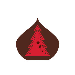 plaquette décor embout de buche