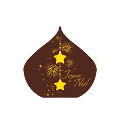 plaquette décor embout de buche