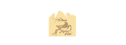plaquette décor embout de buche
