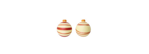 boule de noel en chocolat