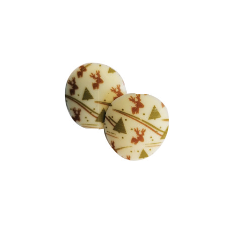 chips en chocolat, Décorations alimentaires pour bûches de noël et entremets. Manudecors