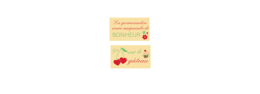 plaquette decors chocolat serigraphie