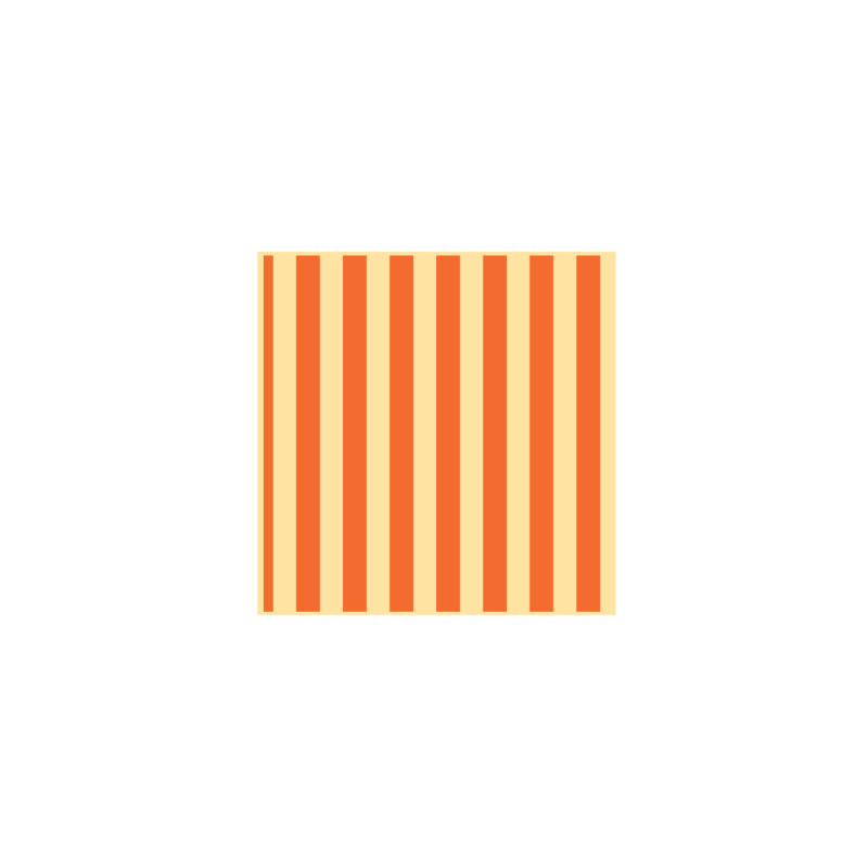 rayé orange