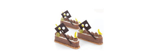 Décors en chocolat pour les professionnels patissiers et restaurateurs