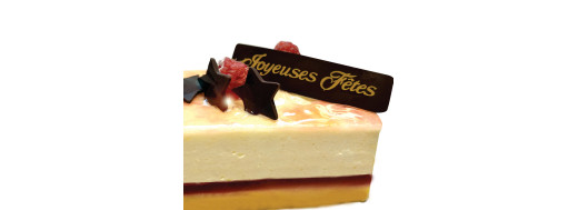 pastille décors chocolat noel