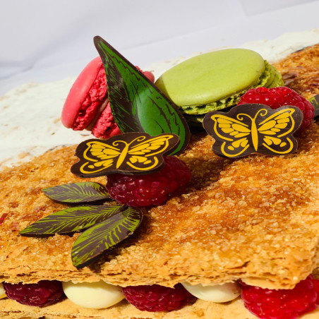 Papillons assortis jaune