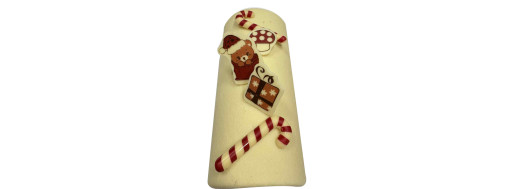 sucre d'orge en chocolat pour noel