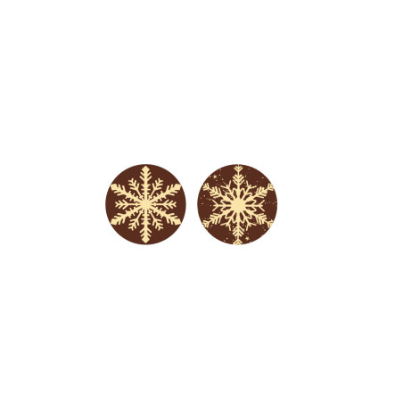 plaquette décors chocolat noel