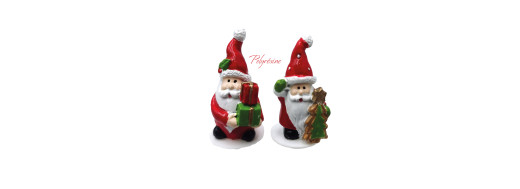 Décorations non comestible , Père Noël, pour les fêtes de fin d’année; Manudecors
