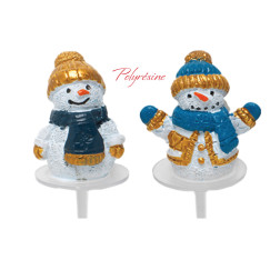 Décorations non comestible, bonhomme de neige, pour les fêtes de fin d’année/ Manudecors