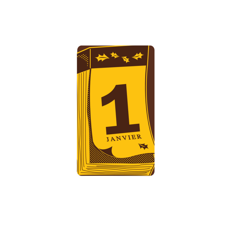 Calendrier 1er Janvier