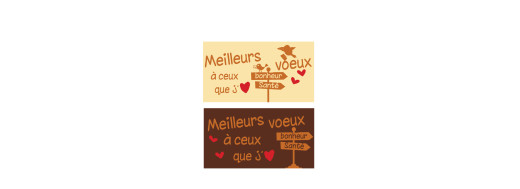 Pastille chocolat décoration d'entremets Nouvel An - Manudecors