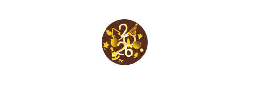 plaquette décors chocolat nouvel an