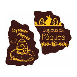 plaquette chocolat décorée