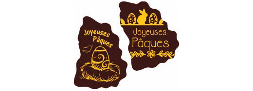 plaquette chocolat décorée