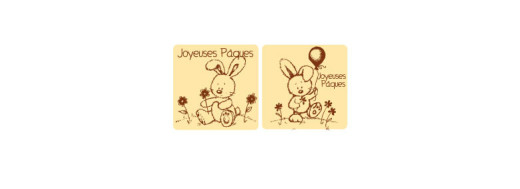 plaquette chocolat décorée