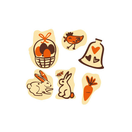 plaquette chocolat décorée