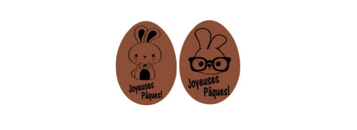 plaquette decors chocolat serigraphie