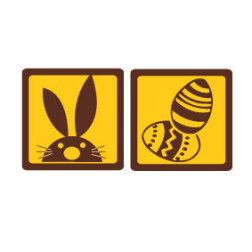 chocolat decors paques