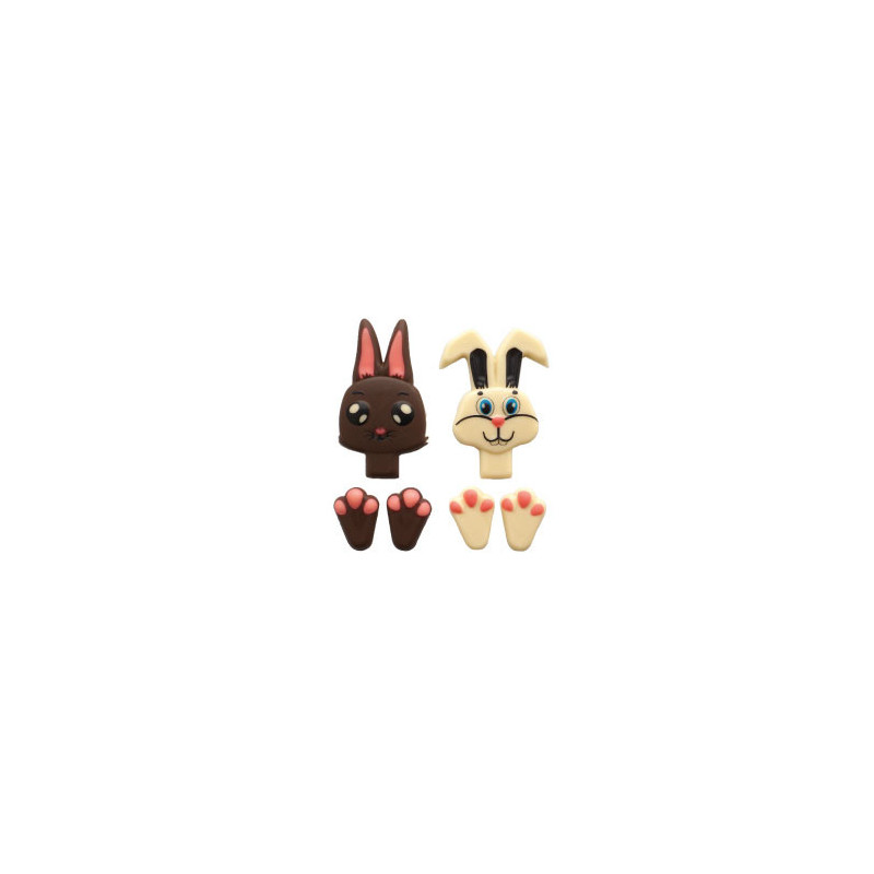 Set têtes de lapin