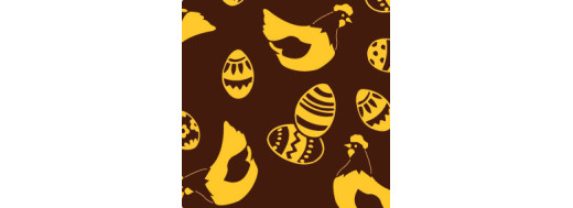 Feuille de transfert sérigraphie alimentaire pour la décoration de chocolat ou de bonbons chocolat