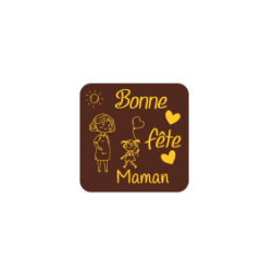 plaquette décors chocolat fête des mères / Manudecors