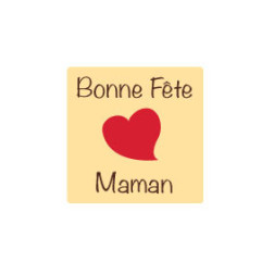 Pastilles en chocolat pour décoration Fête des Mères Manudecors