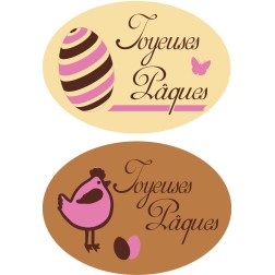 plaquette chocolat joyeuses pâques