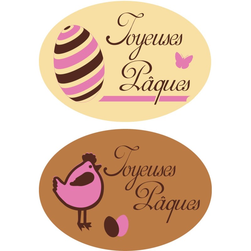 plaquette chocolat joyeuses pâques
