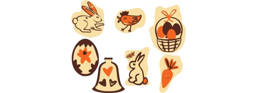 Plaquettes en chocolat décoratives pour pâtisserie Manudecors