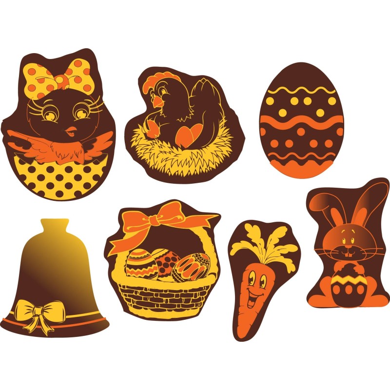décors en chocolat profesionnels pour pâques / Manudecors