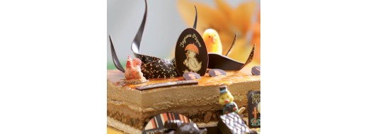 décor chocolat pâques -plaquette oeuf