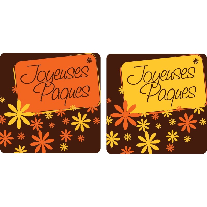 Plaquettes en chocolat décoratives pour pâtisserie Manudecors