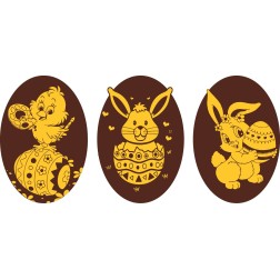 plaquette decors chocolat serigraphie