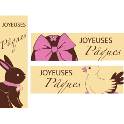 décoration Pâques en chocolat
